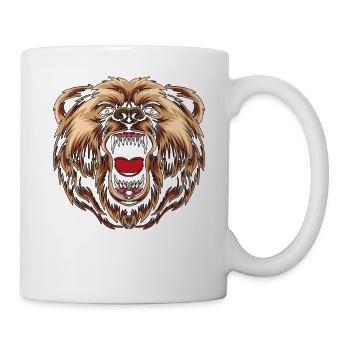 T-shirt Maman Ours – Cadeau pour les mamans - Mug blanc - blanc - Droite