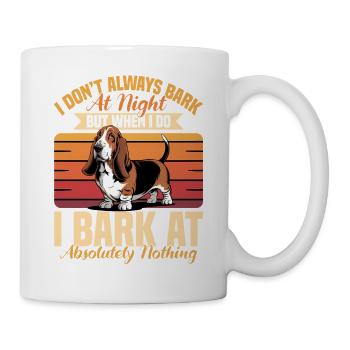 Funny Dog Breed Basset Hound - Tasse - Weiß - Rechts