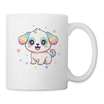 Pastel Star Pup - Mug blanc - blanc - Droite
