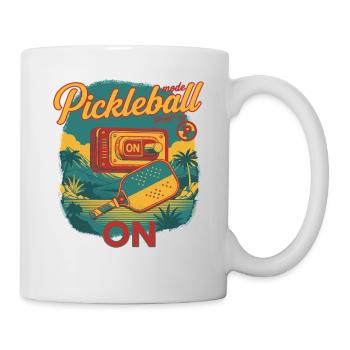 Mode Pickleball sur Funny Player Adore le pickleball - Mug blanc - blanc - Droite