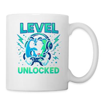 Level 67 Unlocked Six Seven Italian Brainrot Gamer - Mug - white - Right