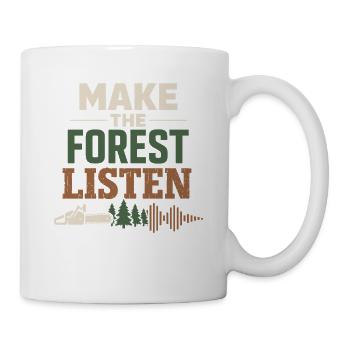 lumberjack therapy, logger therapy humor, - Mug - white - Right