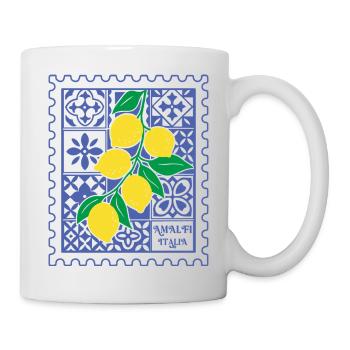 Italy Lemons Italia Amalfi Coast Summer - Mug - white - Right