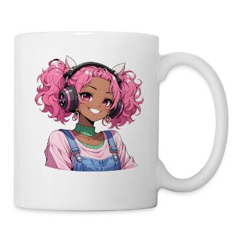 Vintage Japanese Bigfoot Gamer Anime Gaming - Mug - white - Right