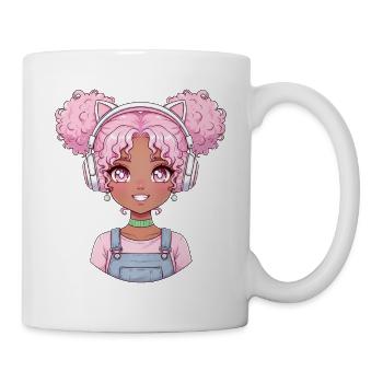 Vintage Japanese Bigfoot Gamer Anime Gaming - Mug - white - Right