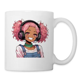 Vintage Japanese Bigfoot Gamer Anime Gaming - Mug - white - Right