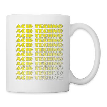 Acid Techno Repeat Neon - Mug - white - Right