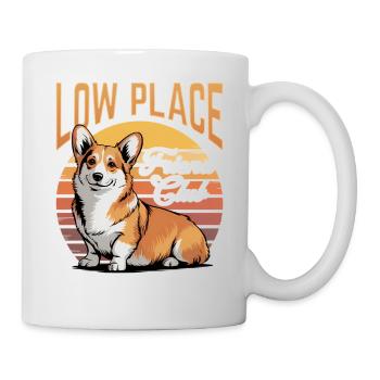 Corgi de race de chien drôle - Mug blanc - blanc - Droite