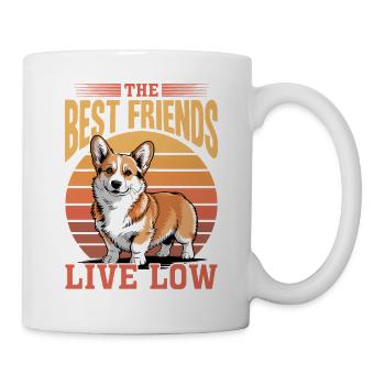 Corgi de race de chien drôle - Mug blanc - blanc - Droite