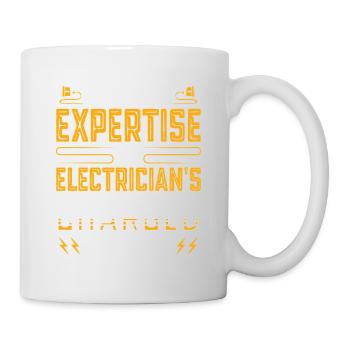 Électricien, technicien en électronique, électricien - Mug blanc - blanc - Droite
