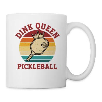 Pickleball Dink Queen Lustige Spielerin Love Pickleball - Tasse - Weiß - Rechts
