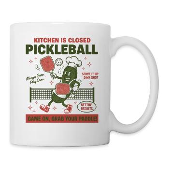 Pickleball Kitchen Is Closed Funny Love Pickleball - Mug - white - Right