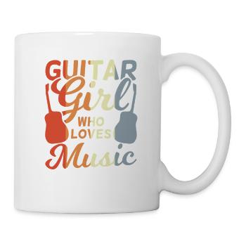 Guitar Girl - Mug - white - Right