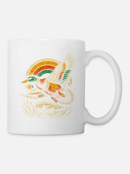 Entenjagd - Tasse - Weiß