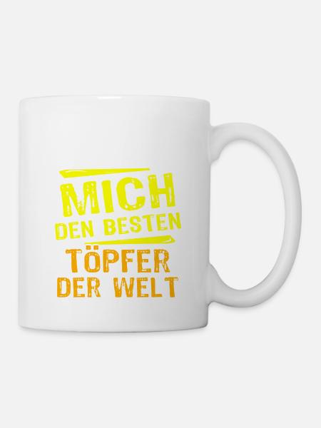 Töpfer Geschenk - Tasse - Weiß