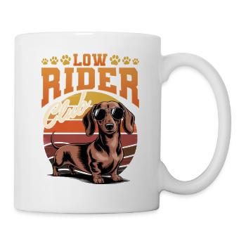 Teckel de race de chien drôle - Mug blanc - blanc - Droite