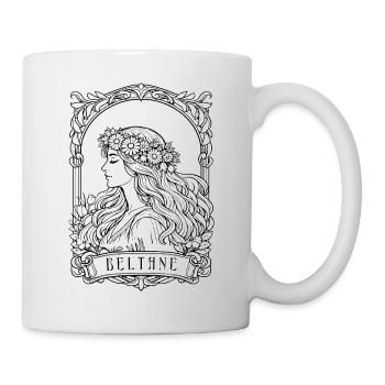 Beltane Gaelic May Day Celebrations Pagan - Mug - white - Right