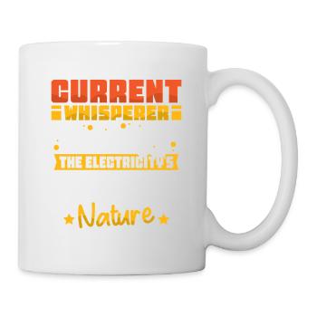 Électricien, technicien en électronique, électricien - Mug blanc - blanc - Droite
