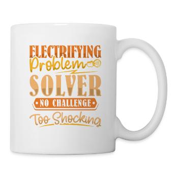 Électricien, technicien en électronique, électricien - Mug blanc - blanc - Droite