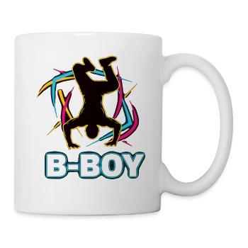 Breakdance B-Boy Street Dance Hip Hop - Mug - white - Right