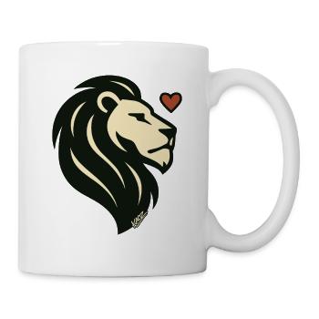 Lionheart Lion Silhouette - Mug - white - Right