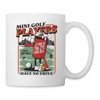 Lustiges Golfer Design für Golf Spieler - Tasse - Weiß - Rechts