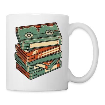VHS Videocassette Retro Vintage - Mug - white - Right