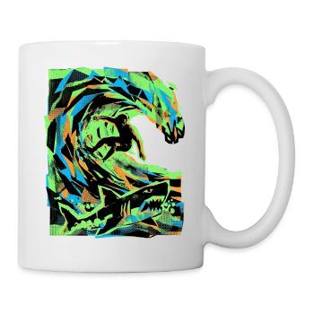 Beach Vacation Surfers - Mug - white - Right