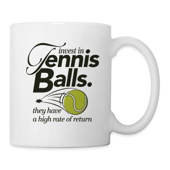 Invest in Tennis Balls Design for Tennis Players - Mug - white - Right