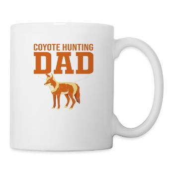 Kojote Jagd Jäger - Tasse - Weiß - Rechts