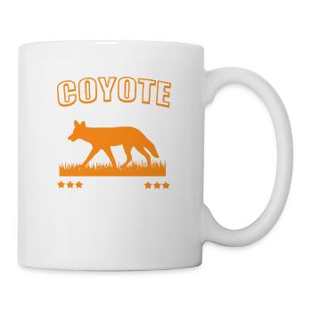 Hunting Hunter Coyote - Mug - white - Right