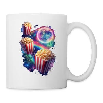 Kosmischer Popcornzauber - Tasse - Weiß - Rechts
