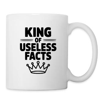 King of Useless Facts - Mug - white - Right
