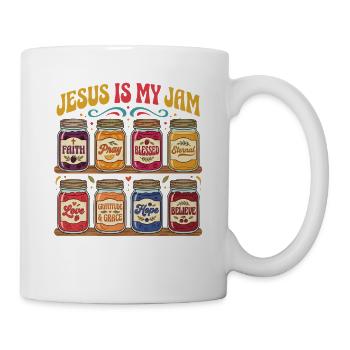 Jesus Is My Jam – Glasses of Faith - Mug - white - Right