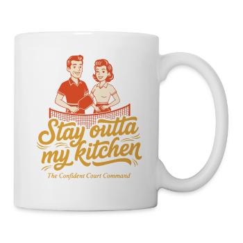Pickleball Stay Outta My Kitchen Funny Player - Mug - white - Right