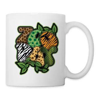 Safari Animals Zoo Party Jungle Zoo Birthday - Mug - white - Right