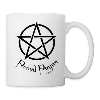 Proud Pagan Beltane Blessings May Day Paganism - Mug - white - Right