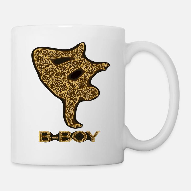 Breakdance B-Boy Danse de rue Hip Hop - Mug blanc - blanc
