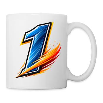 Number 1 Shirt Football Jersey Number Sport - Mug - white - Right