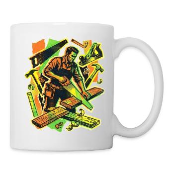 Artisan Carpenter Vintage - Mug - white - Right