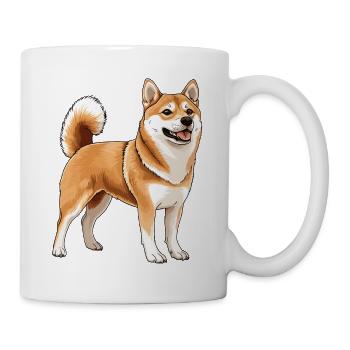 Shiba Inu - Mug blanc - blanc - Droite
