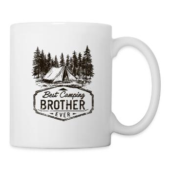 Camping Bruder Spruch Best Camping Brother Ever Ca - Tasse - Weiß - Rechts