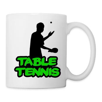 Neon Graffiti Table Tennis Lettering - Mug - white - Right