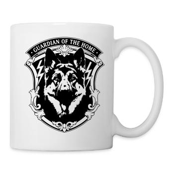 Guardian of the Home German Shepherd Crest - Mug - white - Right