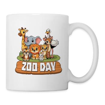 Tiere Zoo Party Dschungel Zoo Geburtstag Zoo Tag - Tasse - Weiß - Rechts