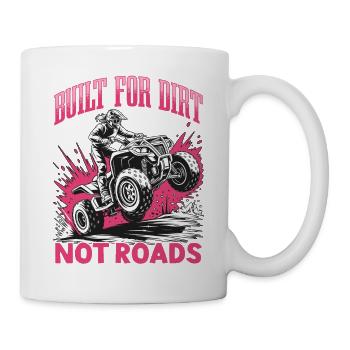 Quad ATV Woman Girl Four Wheeler - Mug - white - Right