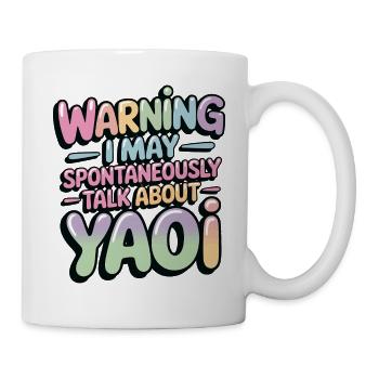 Spontanes Yaoi-Gespräch - Tasse - Weiß - Rechts