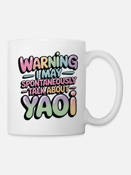 Spontanes Yaoi-Gespräch - Tasse - Weiß