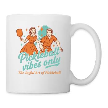 Pickleball-Vibes Nur lustiger Spieler Pickle Ball - Tasse - Weiß - Rechts