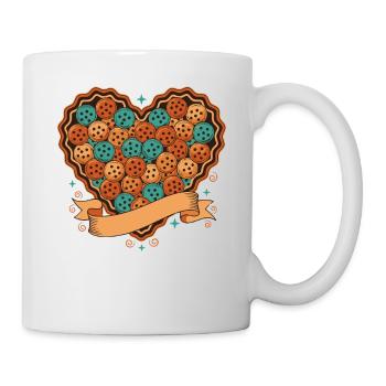 Pickleball-lustiger Spieler liebt Pickle-Ballplatz - Tasse - Weiß - Rechts